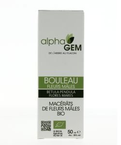 Bouleau Fleurs Mâles (Betula pendula flores males) bourgeon unitaire BIO, 50 ml
